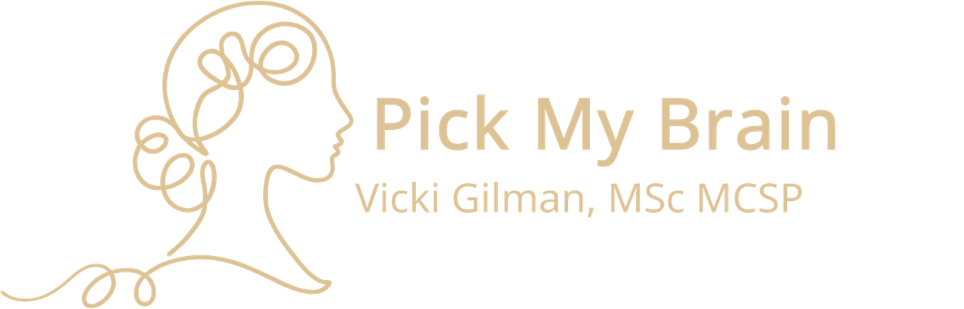 Pick My Brain — Vicki Gilman, MSc MCSP
